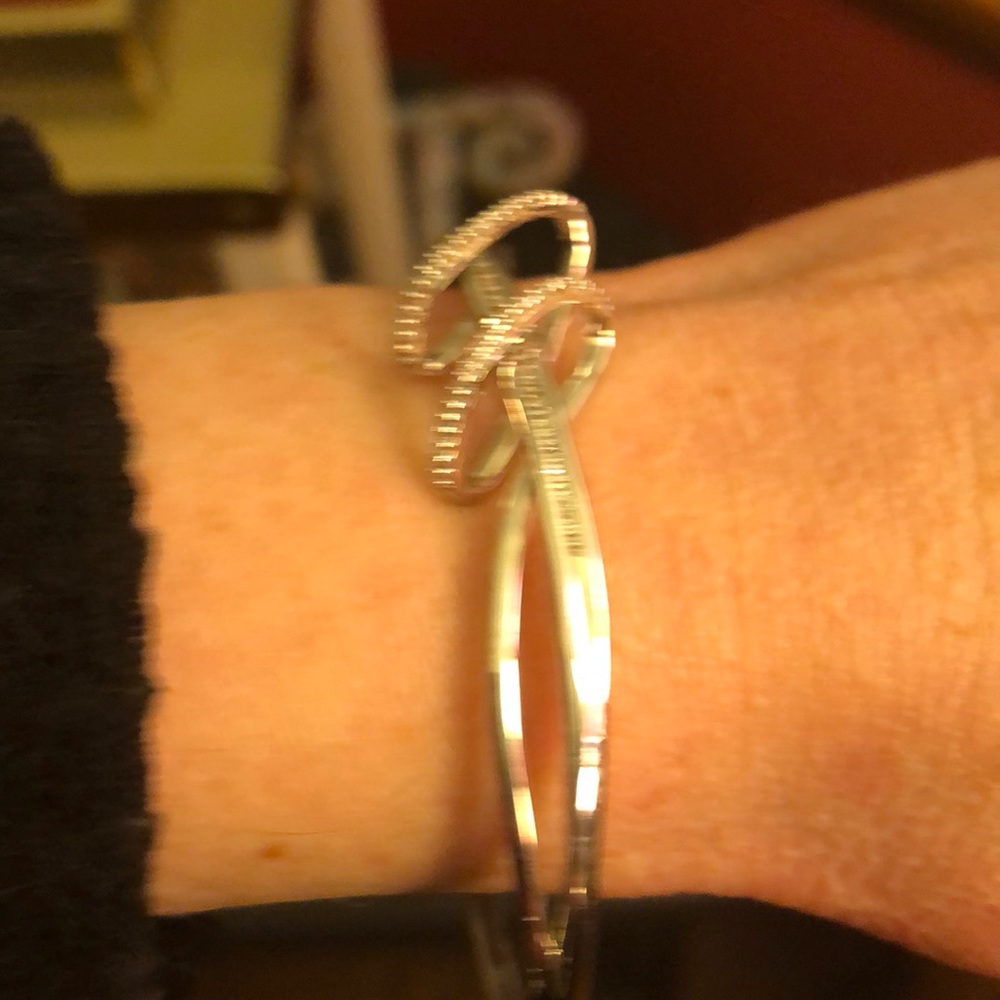 Sterling silver 925 1/3CTTW Diamond bangle